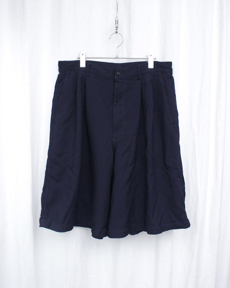 COMME DES GARÇONS SHIRT / POLYESTER POPLIN GARMENT TREATED SHORTS