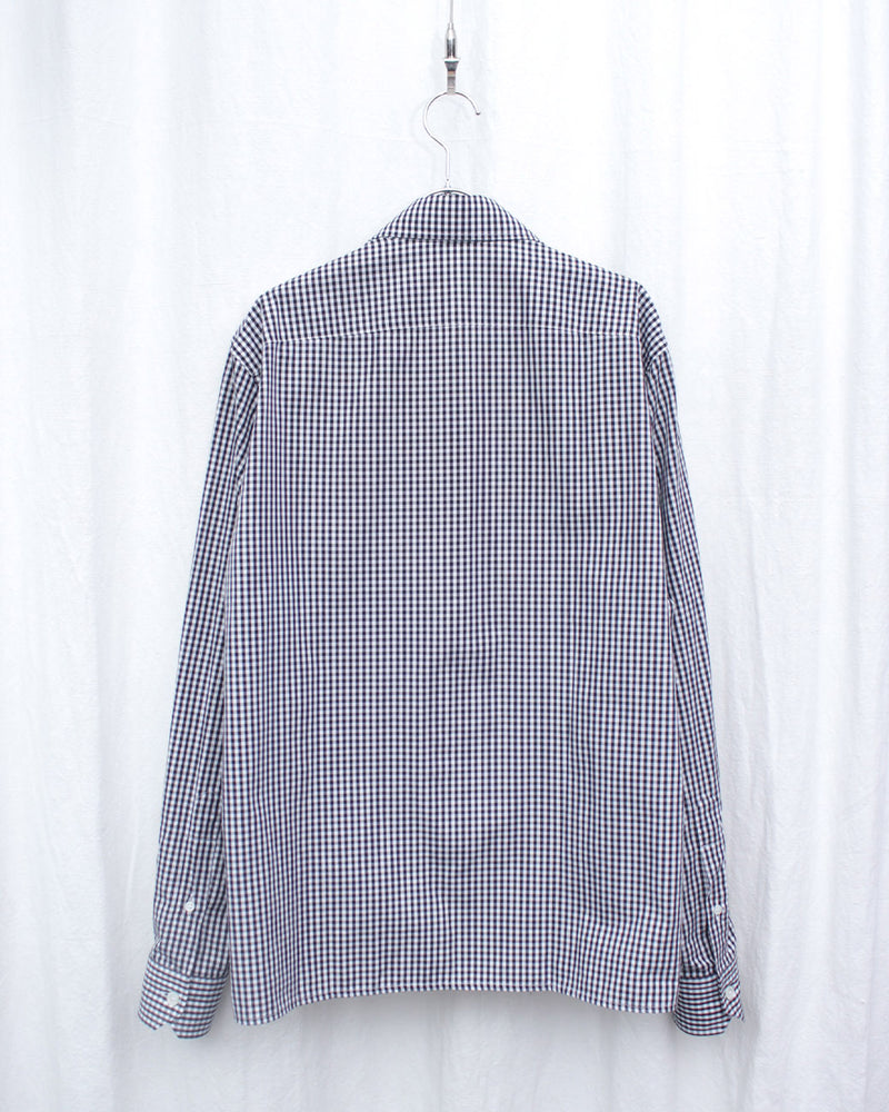CAMISAS MANOLO / GINGHAM CHECK CAMPO SHIRT (26010201) Black/White