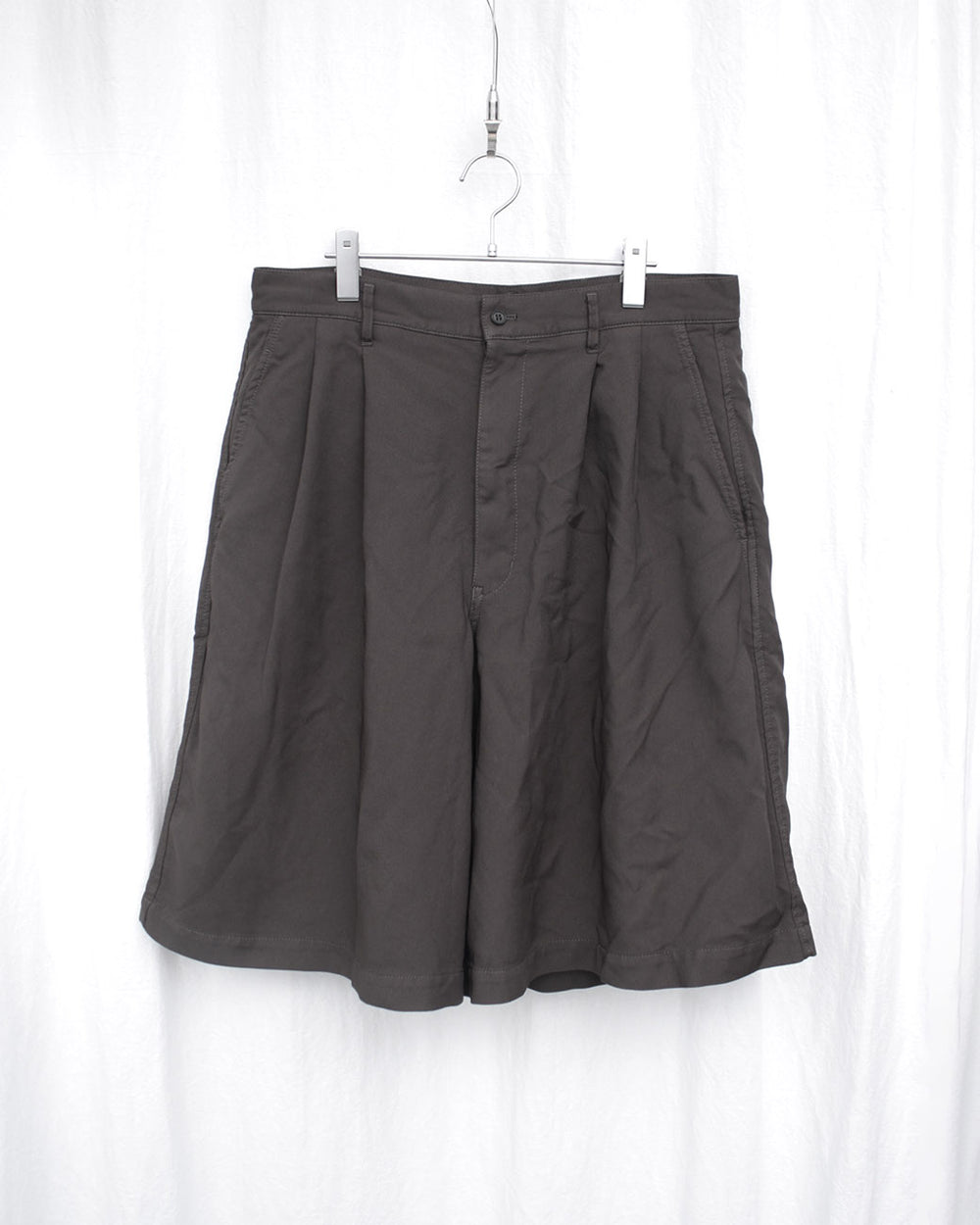 COMME DES GARÇONS SHIRT / POLYESTER POPLIN GARMENT TREATED SHORTS