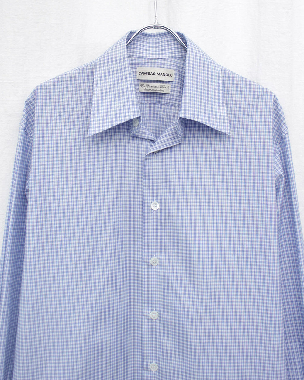CAMISAS MANOLO / CAMISA SHIRT (26010502) Blue Checks – Mukta / Sal