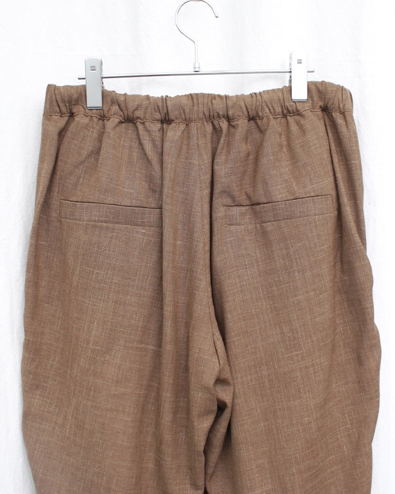 GABRIELA COLL GARMENTS / NO.330 SUMMER WOOL DRAPED SHORT TROUSERS
