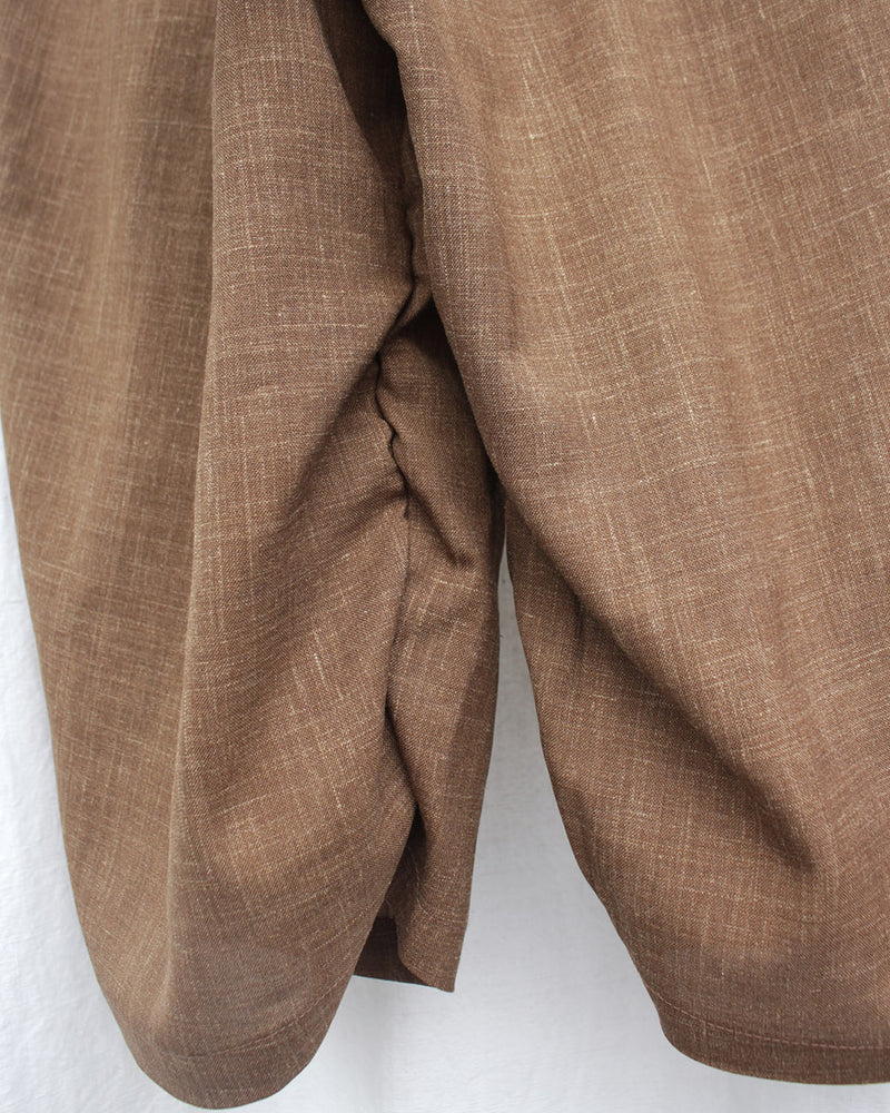 GABRIELA COLL GARMENTS / NO.330 SUMMER WOOL DRAPED SHORT TROUSERS