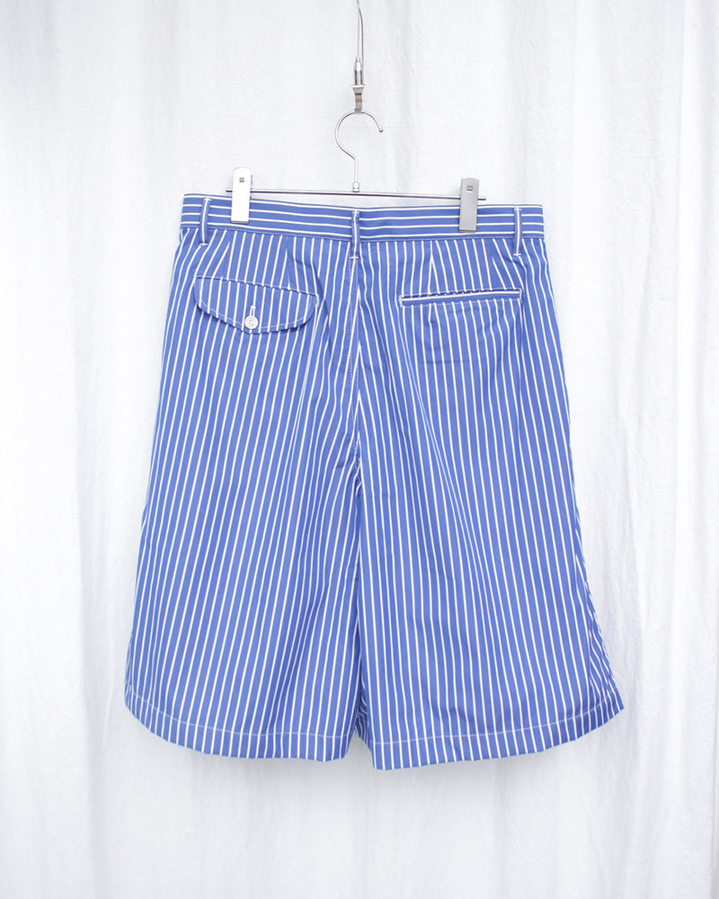 COMME DES GARÇONS SHIRT / STRIPE COTTON POPLIN SHORTS (FQ-P506-051