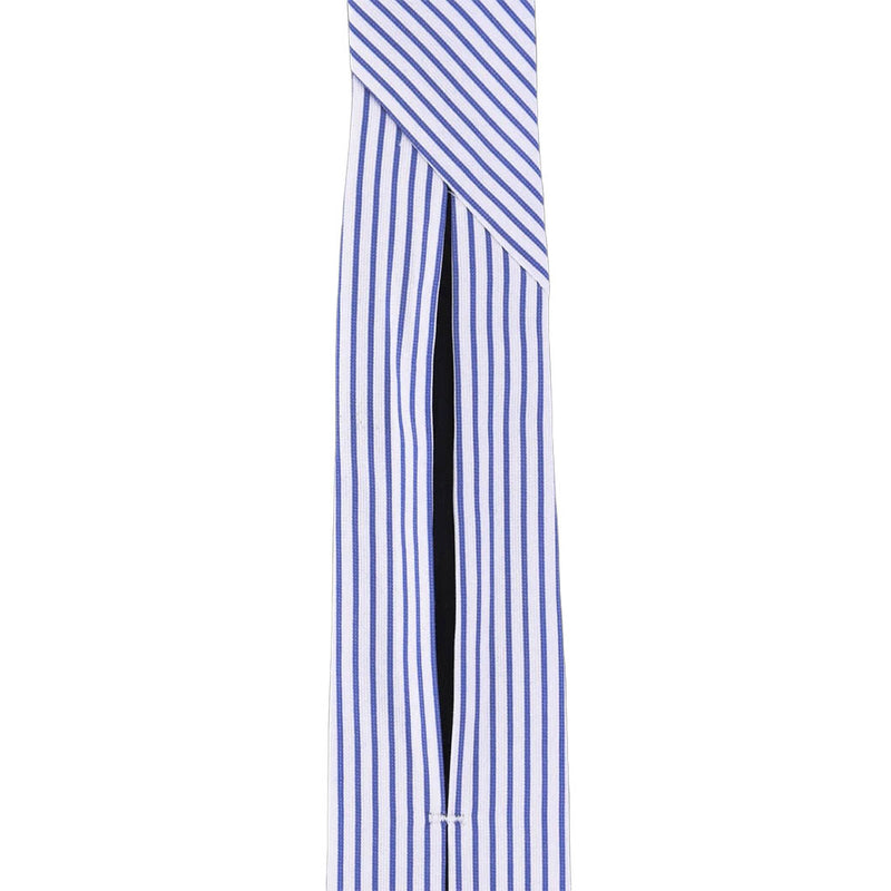 BELLOW TIE (JBMW208FA04) White/Blue Stripe