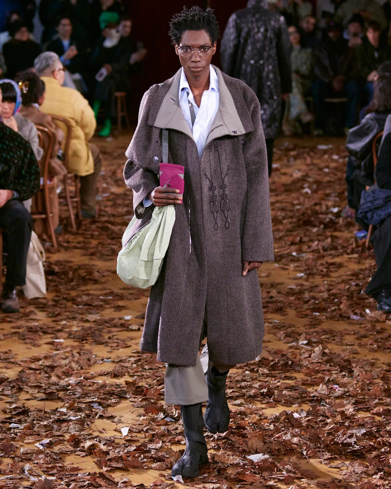 KIKO KOSTADINOV / KORMOS MILITARY COAT - Washed Brown/Slate Grey (KKAW25C01-44)