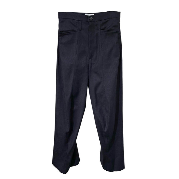 EXCLUSIVE SASHIKO 3D SHAPED TROUSERS  (2113-P-111-LTD) Indigo