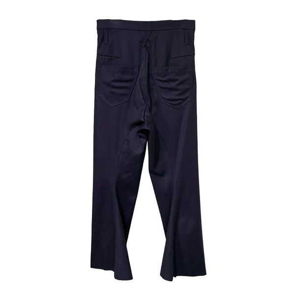 EXCLUSIVE SASHIKO 3D SHAPED TROUSERS  (2113-P-111-LTD) Indigo