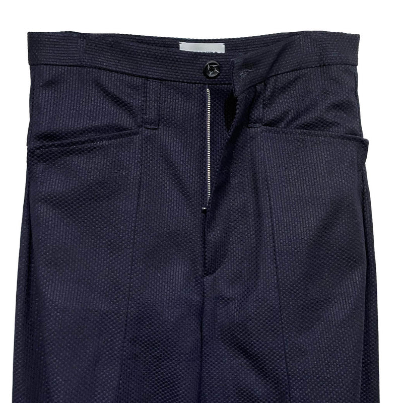 EXCLUSIVE SASHIKO 3D SHAPED TROUSERS  (2113-P-111-LTD) Indigo