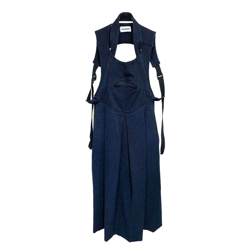 EXCLUSIVE SASHIKO APRON - SASHIKO (1813-X-002-LTD) Indigo