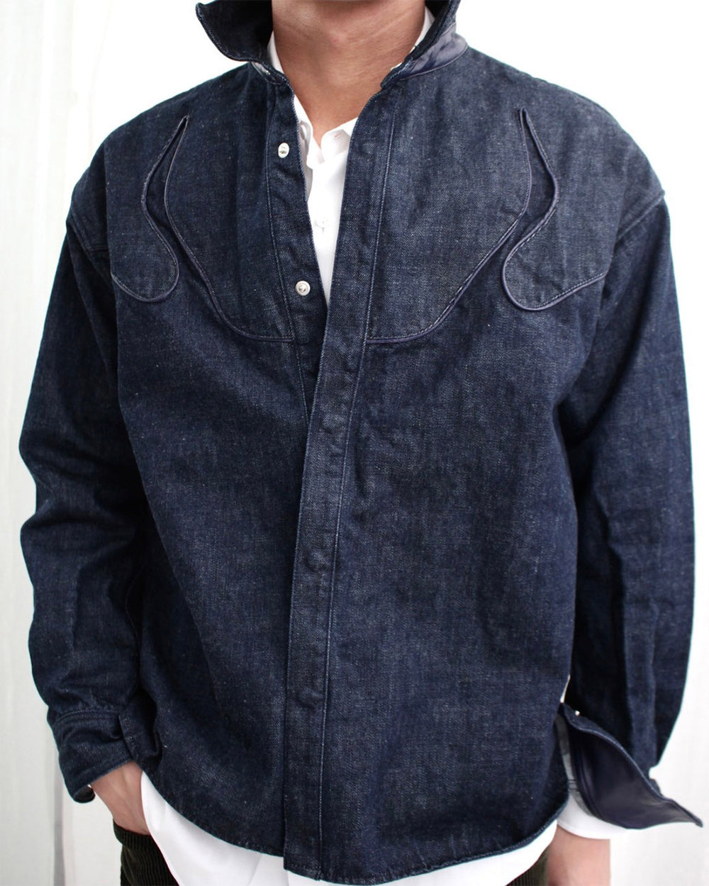 KOZABURO コウザブロウ WESTERN CROPPED SHIRTS (1915-S-105-LTD