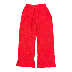 KOZY PANTS - EMBOSSING TWILL (3014-P-016) Red