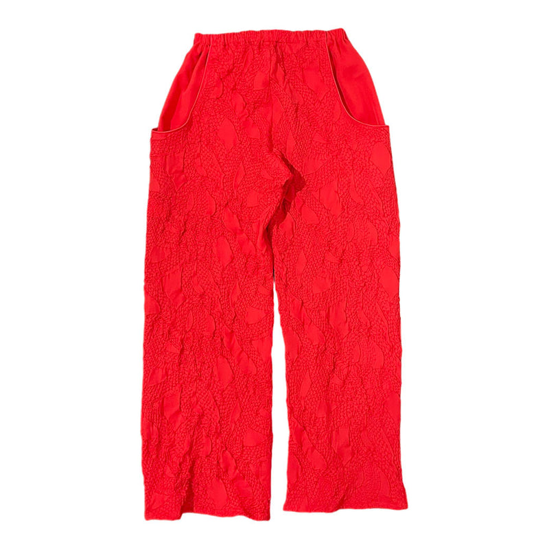 KOZY PANTS - EMBOSSING TWILL (3014-P-016) Red