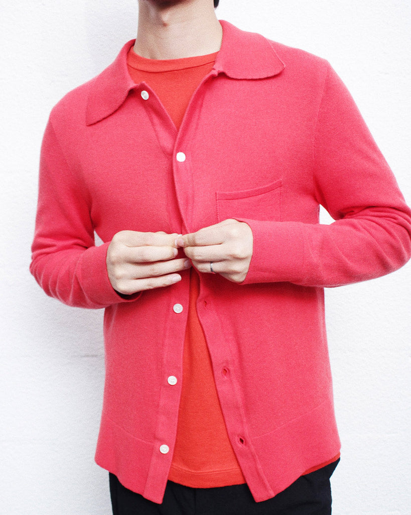 CAMISAS MANOLO / KNITTED SHIRT (260230) Red Cotto – Mukta / Sal