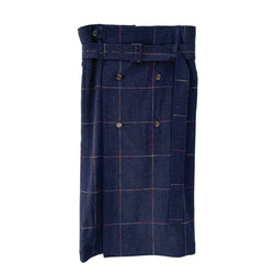 SKIRT (MARIANNE-CHECKED-23AW
) Navy Checked