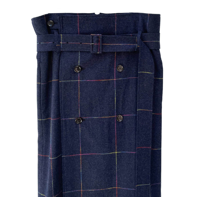 SKIRT (MARIANNE-CHECKED-23AW
) Navy Checked