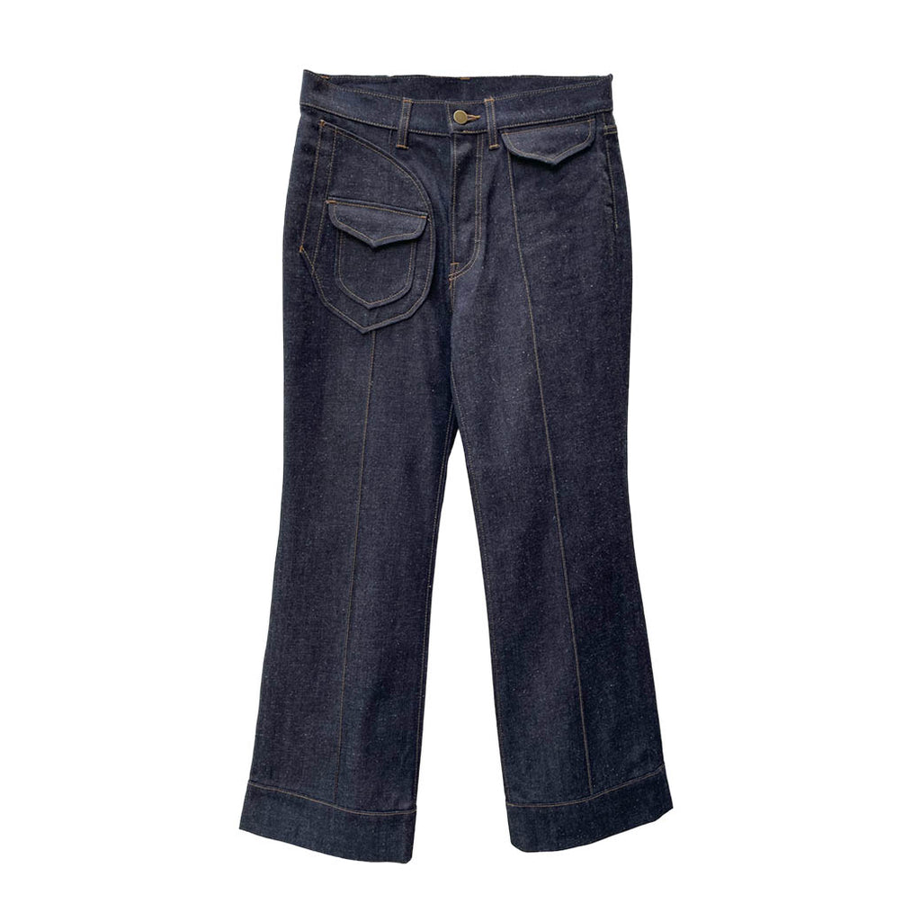 mister it. ミスターイット 通販 DENIM PANTS (JEAN-ET-MOI-23AW) Navy