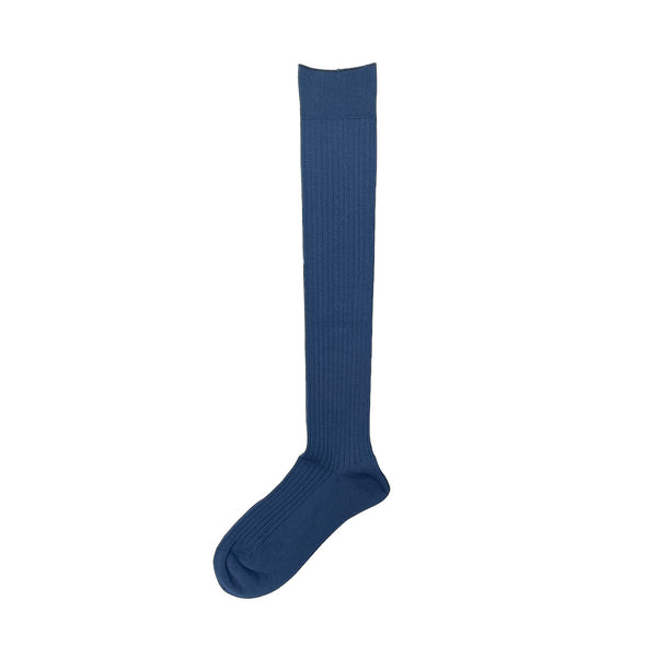 LONG HOSE SOCKS (NOUTOMI-01) Blue Gray