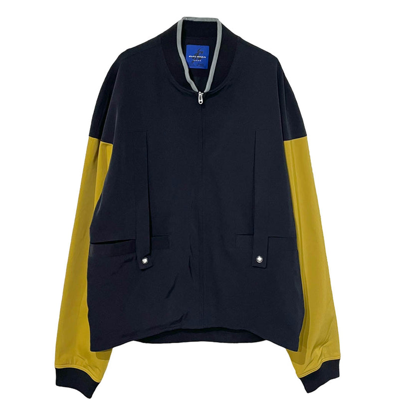 LIATRISORY BOMBER JACKET (2203A228) Obsidian Black / Medallion Yellow