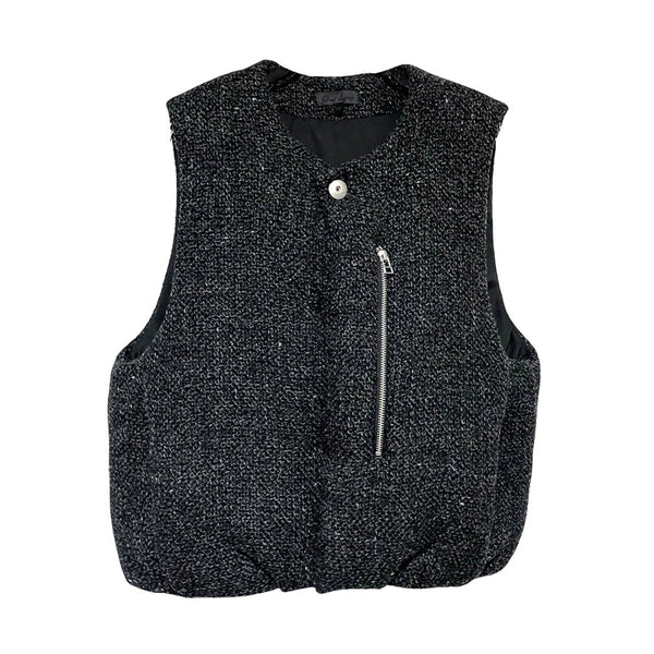 EXCLUSIVE PADDED CIRCLE VEST (OA-AW23-VST-101-04) Grey
