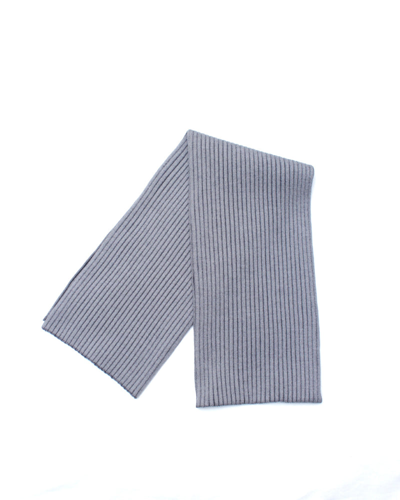 OMAR AFRIDI / ARTICULATED KNITTED SCARF - L.Grey (OA-AW25-ACC-105-04)