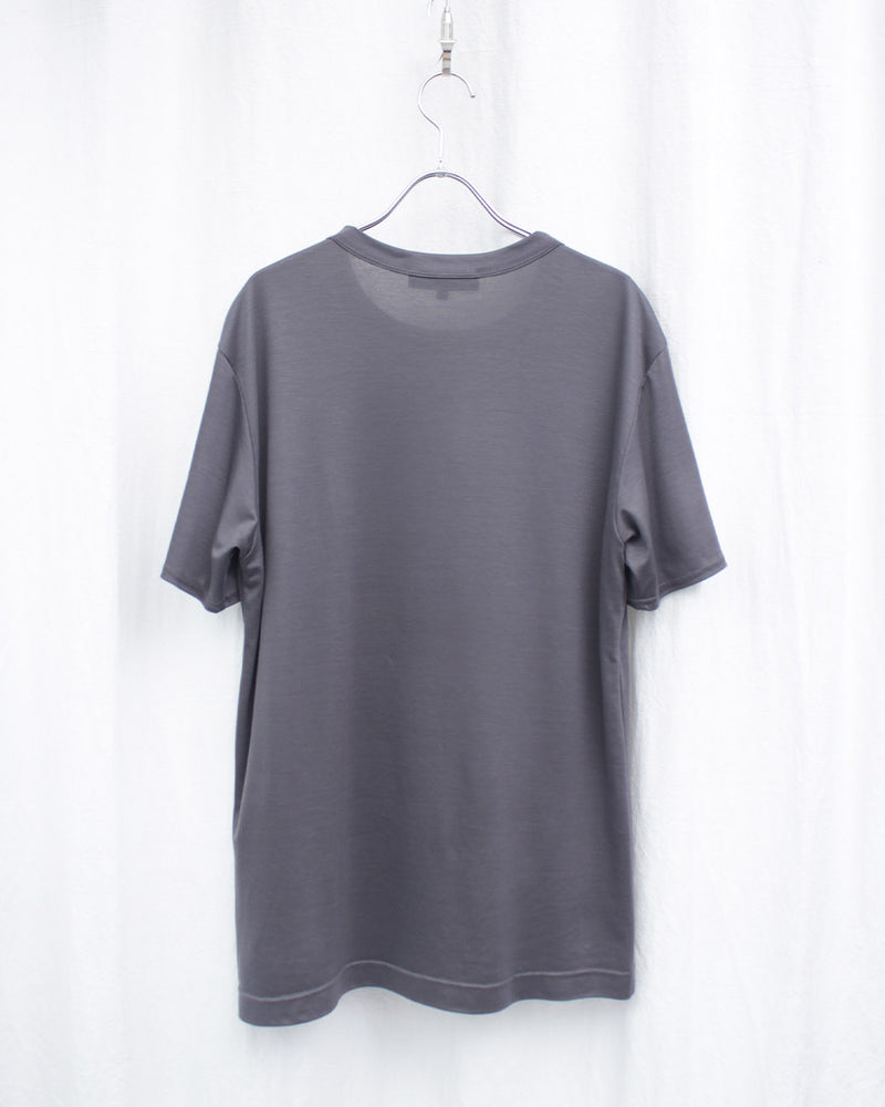 OMAR AFRIDI / H/S TEE / MOCK LODI (OA-SS26-JER-104-02) Grey