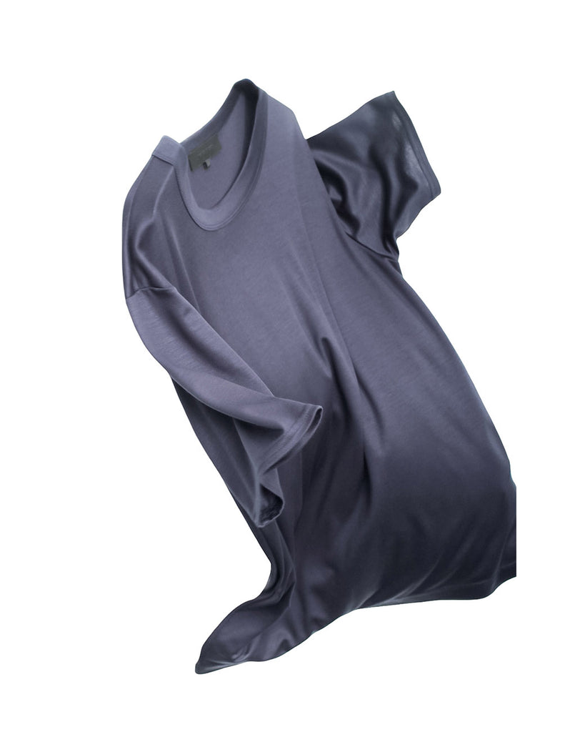 OMAR AFRIDI / H/S TEE / MOCK LODI (OA-SS26-JER-104-05) Navy