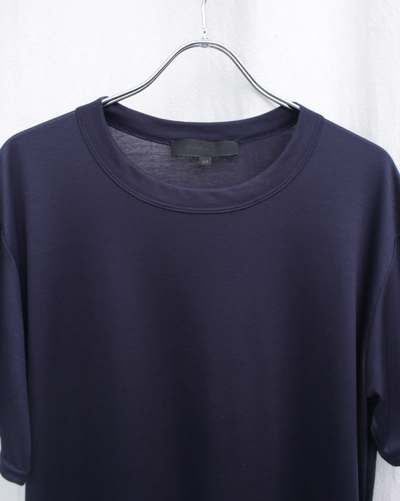 OMAR AFRIDI / H/S TEE / MOCK LODI (OA-SS26-JER-104-05) Navy