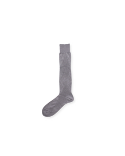 Mukta / Sal / "SMITH" ARGYLE SOCKS - Cement (NOUTOMI-02)