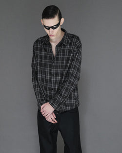 I SHII / CLUBMAN FLANNNEL SHIRT 2 (I SHII-08) Check – Mukta / Sal