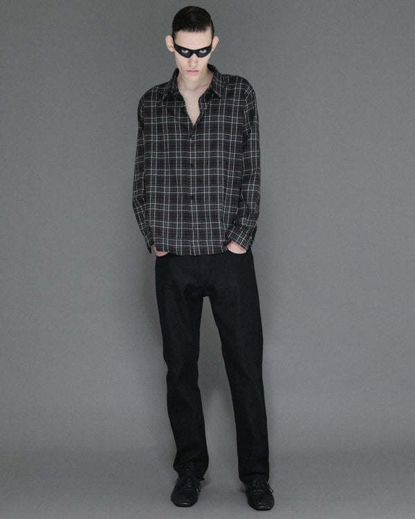 I SHII / CLUBMAN FLANNEL SHIRT 2 - Check (i SHII-08)