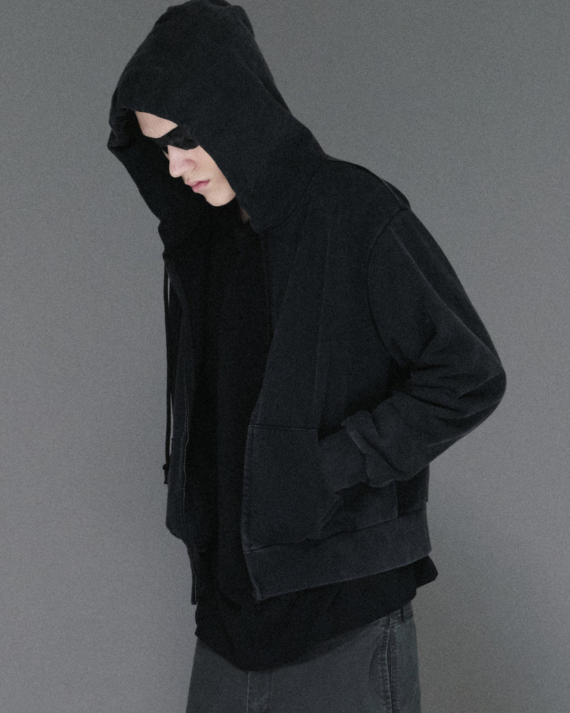 I SHII / CLUBMAN HOODIE 2 - Black (i SHII-15) – Mukta / Sal