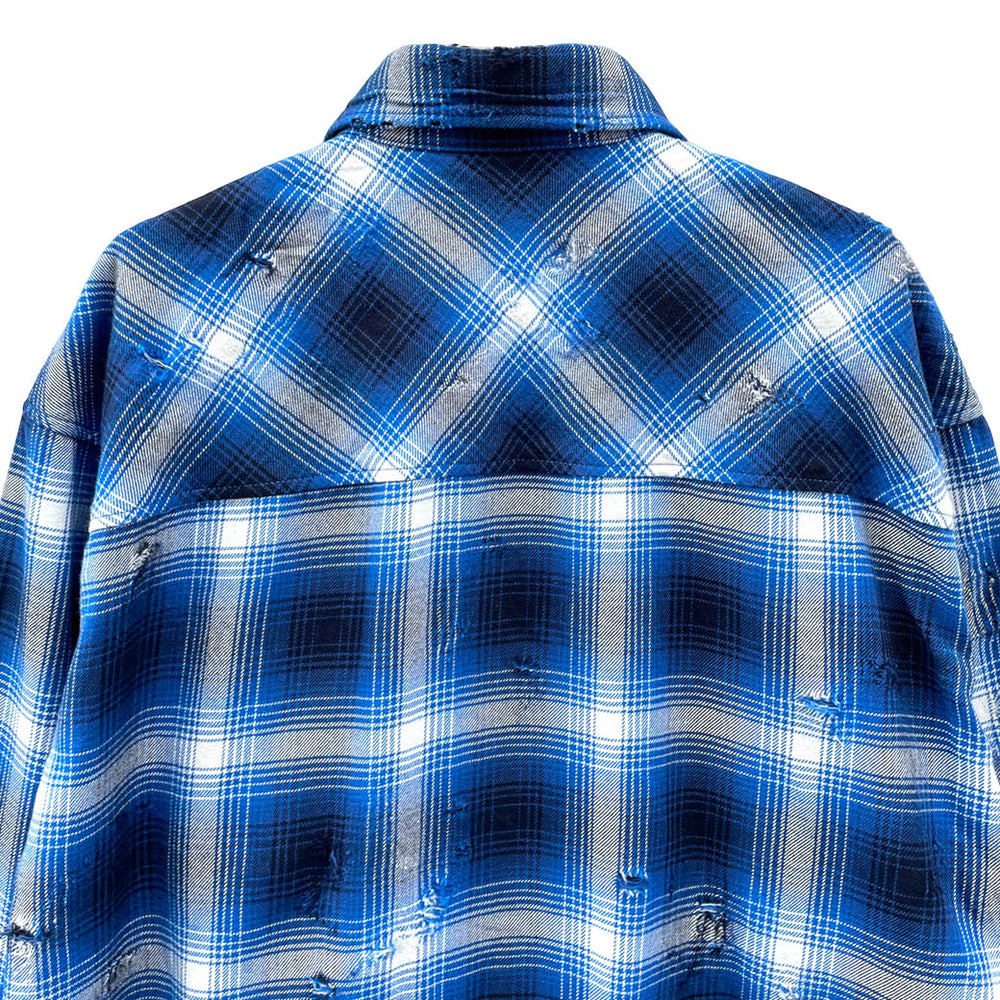 RAFU ラフ STANDARD SHIRT - BORO (RAFU001) Blue – Mukta / Sal