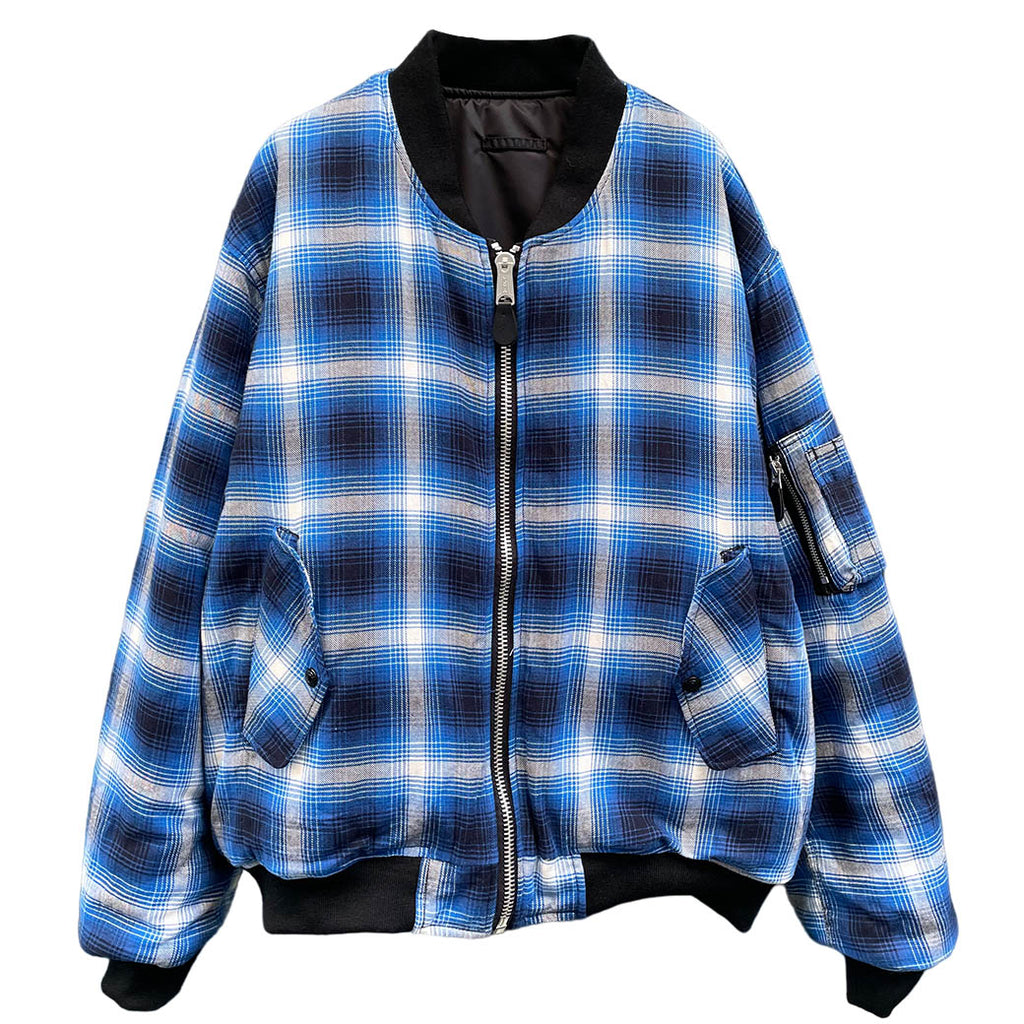 Ra-Fu FOSTEX GARMENTS オンブレチェック MA-1 M