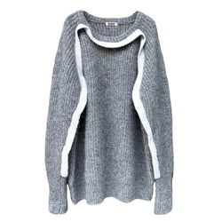 RENDEZ-VOUS PULLOVER KNIT (AW23-RKT01) Grey