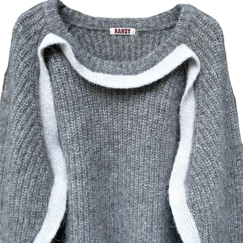 RENDEZ-VOUS PULLOVER KNIT (AW23-RKT01) Grey