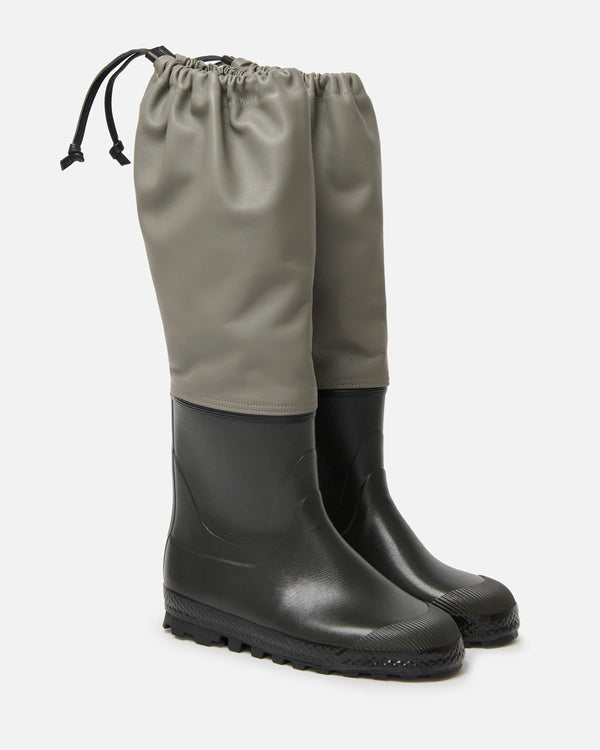 FARMER RAIN BOOTS (SHO25 BTS) Forest Inox Leather