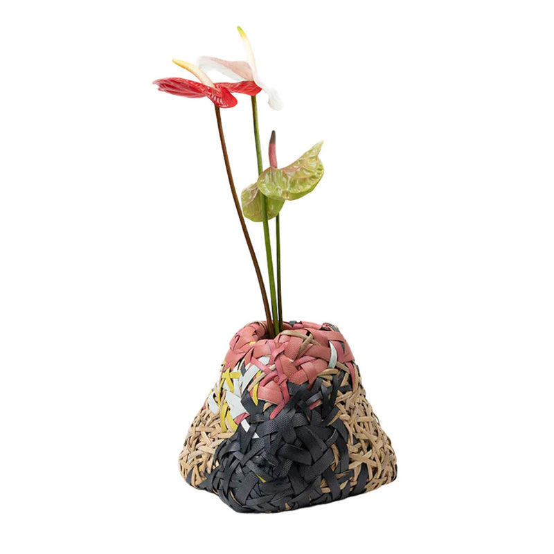 WOVEN ECOLOGY VASE (WOVEN ECOLOGY VASE ) Natural Mix
