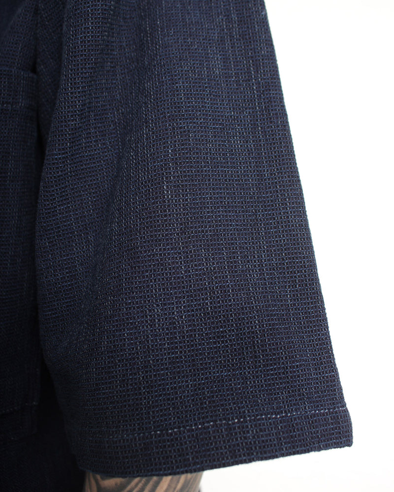 KOZABURO / SHORT SLEEVE OVERSIZE CAMP COLLAR SHIRT (0218-S-001