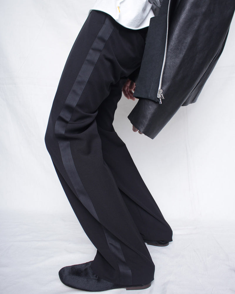WALES BONNER / ALTO TROUSER (MA26TR01-WO01) Black – Mukta / Sal