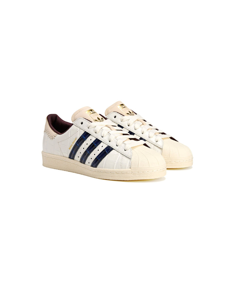 WB SUPERSTAR (JP7161) Wonder White / Collegiate Navy / Night Red