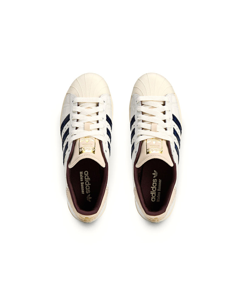 WB SUPERSTAR (JP7161) Wonder White / Collegiate Navy / Night Red