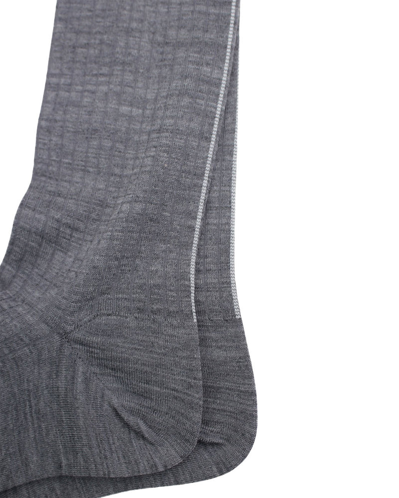 "LINEAMENT" SOCKS (F2-SOC1-1A-3600) Grey