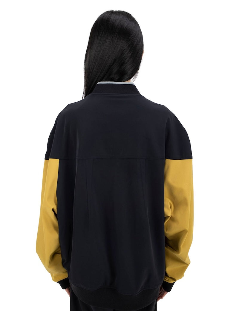 LIATRISORY BOMBER JACKET (2203A228) Obsidian Black / Medallion Yellow