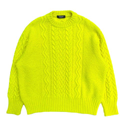 NEON CABLE KNIT (UC2B4901-2) Yellow