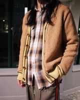 ensou. エンソウ BROKEN WESTERN SHIRT (BROKEN WESTERN SHIRT) Brown