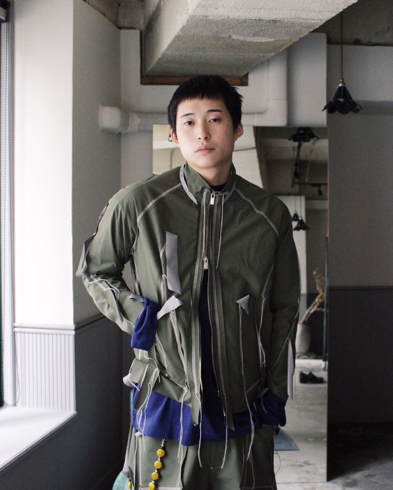 CUTTING SHORT BLOUSON (SR-J06-300) Khaki