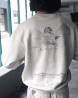 ensou. エンソウ MULTI-PRINT SWEATSHIRT (MULTI-PRINT SWEATSHIRT