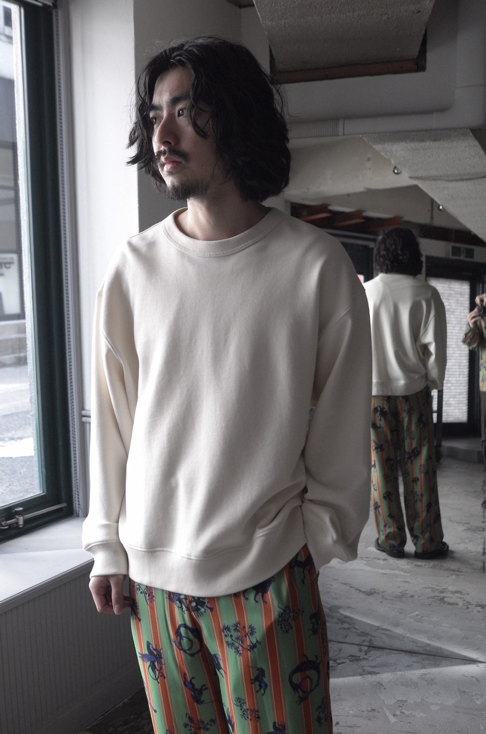 MATSUFUJI マツフジ RARE THINGS PRINT TROUSERS (M231-0405