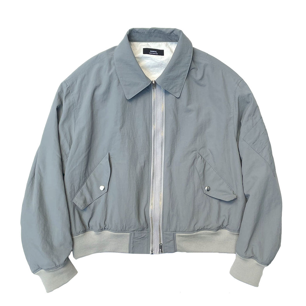 ensou. エンソウ TWO-LANE FLIGHT JACKET (TWO-LANE FLIGHT JACKET) Blue Grey –  Mukta / Sal