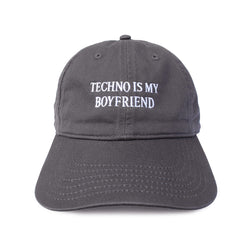 TECHNO IS MY BOYFRIEND CAP (IDEA_CAP01) Charcoal